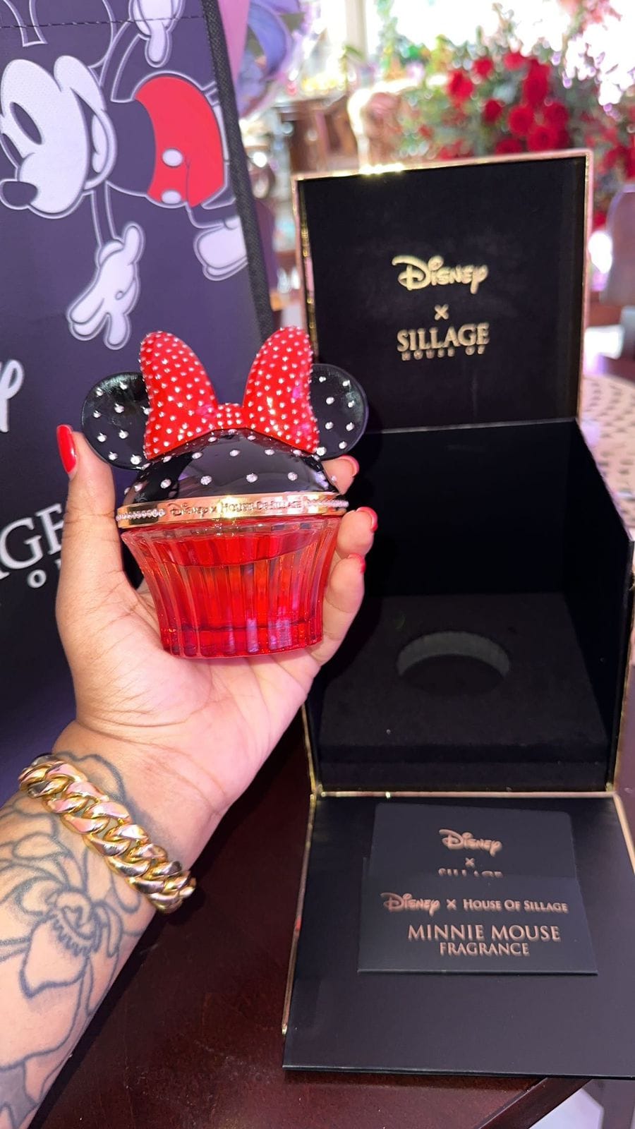 HOUSE OF SILLAGE  LUXURY NICHE- Minnie Mouse The Fragrance Special Limited Edition 75ml Pure Parfum Extrait