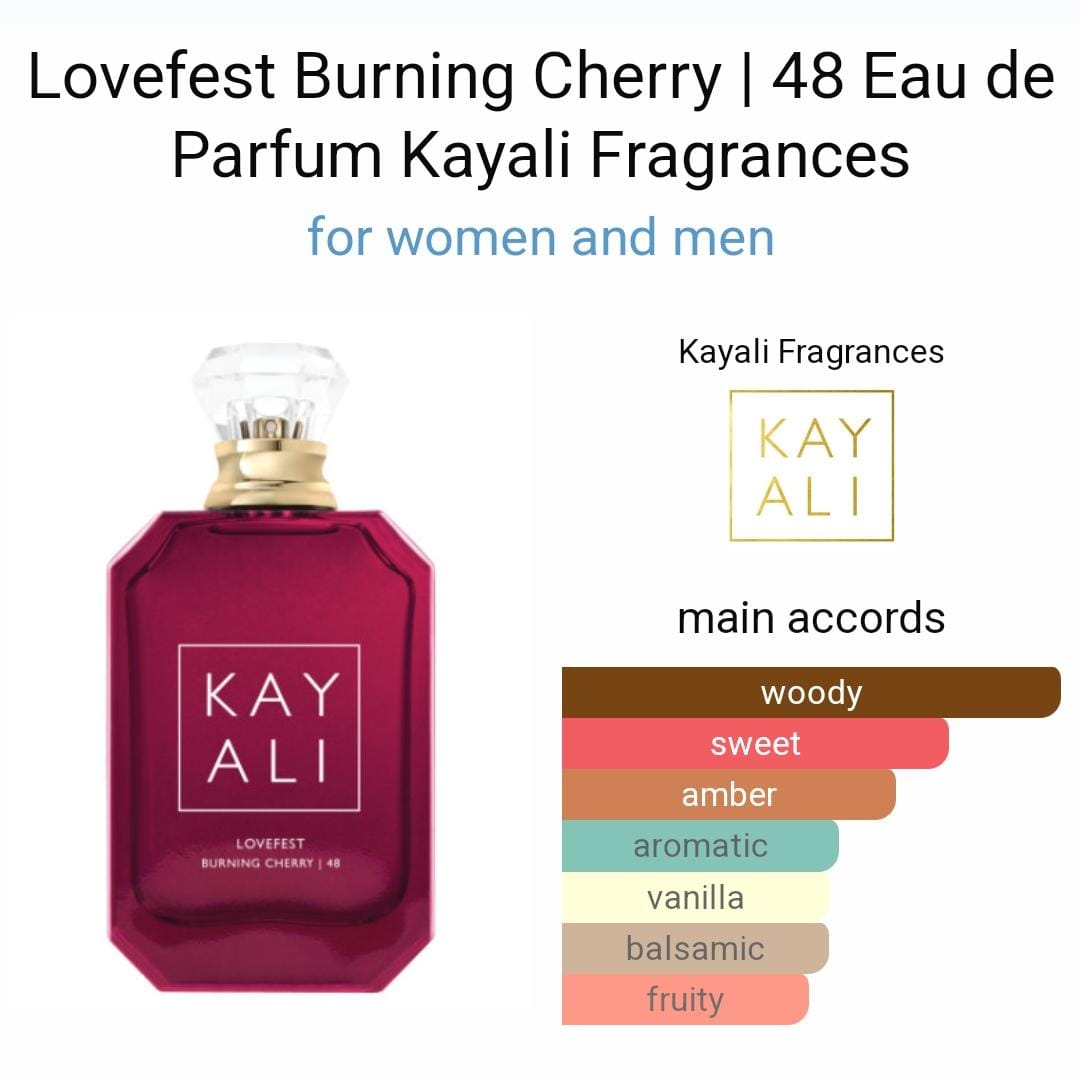 KAY ALI - Lovefest Burning Cherry | 48 EDP 100ml EDP